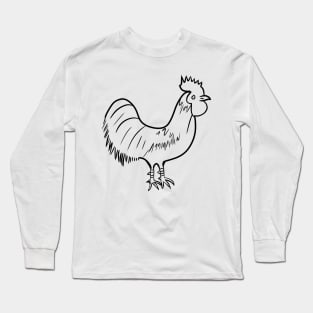 Stick figure of a Roosteer Long Sleeve T-Shirt